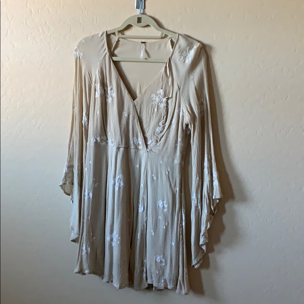 Free people bell sleeve dress